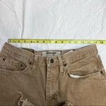 Wrangler tan/khaki High waisted denim Cutoffs. Waist Size 28