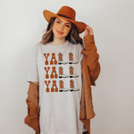Yall Yall Yall Burnt Orange Longhorns Cowboy Cowgirl Western Boots