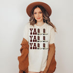 Yall Yall Yall Maroon Aggie Cowboy Cowgirl Western Boots